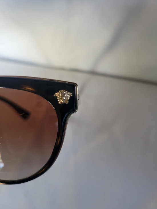 Versace Authentic Black Frame Sunglasses with Brown Lenses MOD#2198 main image 11